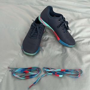 Barely worn NoBull weightlifting shoes with alternate laces